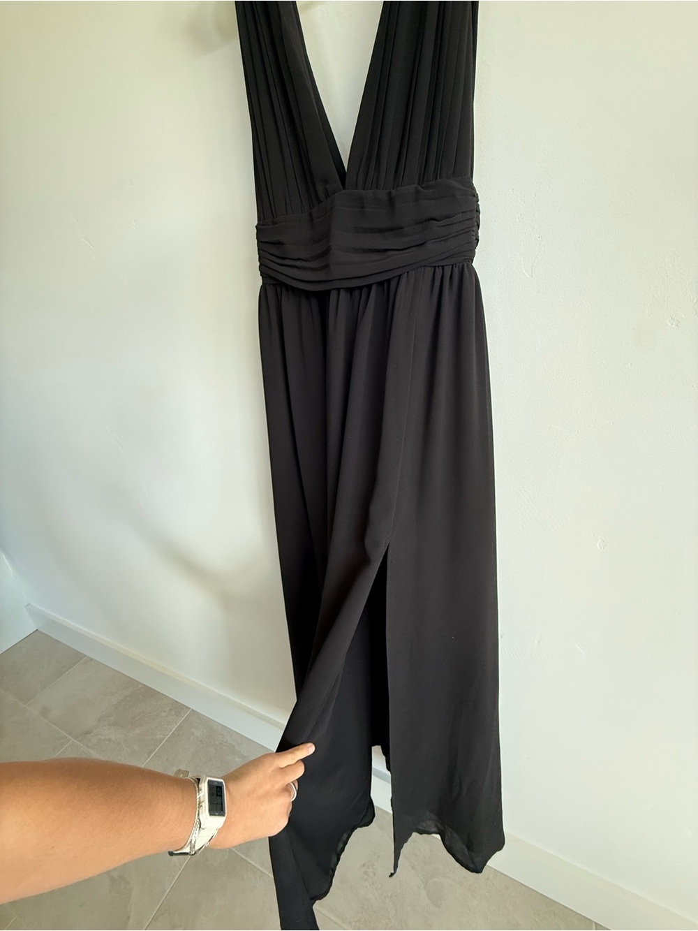 Lulu's Heavenly Hues Black Maxi Dress - Picture 7 of 7